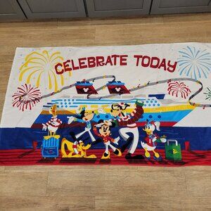 Disney Cruise Line Celebrate Today Beach Towel Mickey Minnie 69x40
